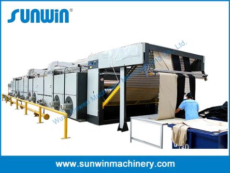 Single Pass otevřený šířka Knit Tensionless sušička